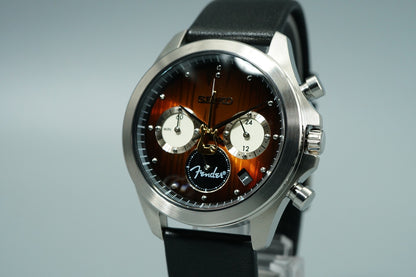 *TOP MINT*  SEIKO Fender    Quartz Bronze Dial Round 40mm Mens Watch