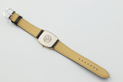 *NEAR MINT* Vintage OMEGA Seamaster Cal.1430 Quartz Gold Dial Date Women Watch
