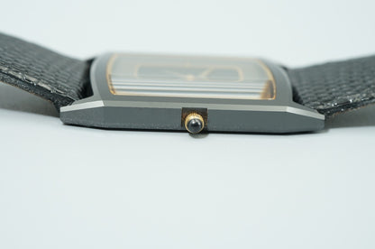 *MINT* Vintage 1977 SEIKO Dolce 9521-5200 Qz Black Rectangle 26mm Women Watch