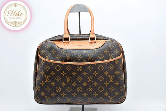Louis Vuitton Deauville Monogram Brown Handbag M47270 Authentic Condition SA #38