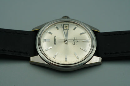 *MINT*Vintage 1977 SEIKO Sportsman 6602-9981 Hand Wind Silver 36mm Mens Watch