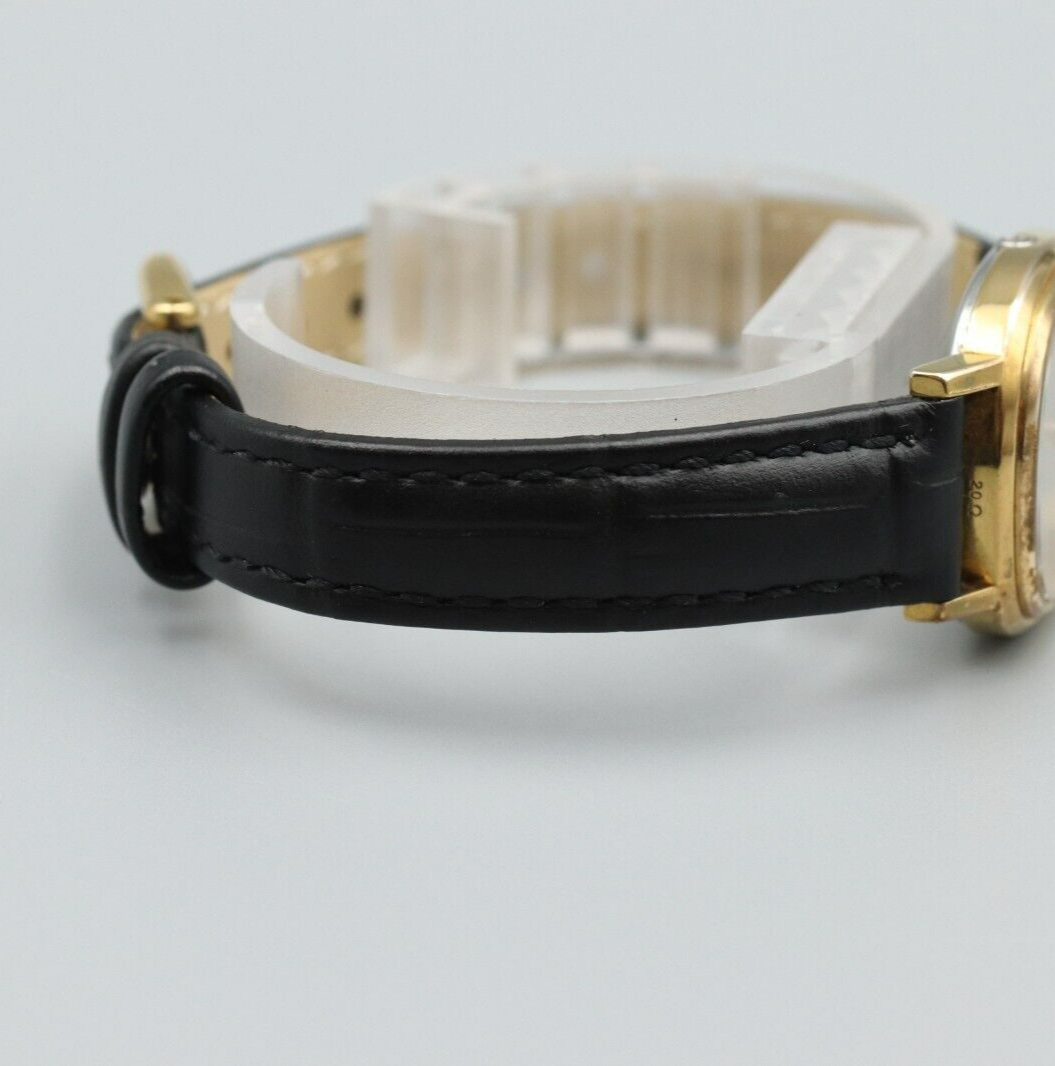 *Exc+4* Vintage OMEGA De Ville Cal.1350 Quartz Gold Dial Oval Women Watch JAPAN