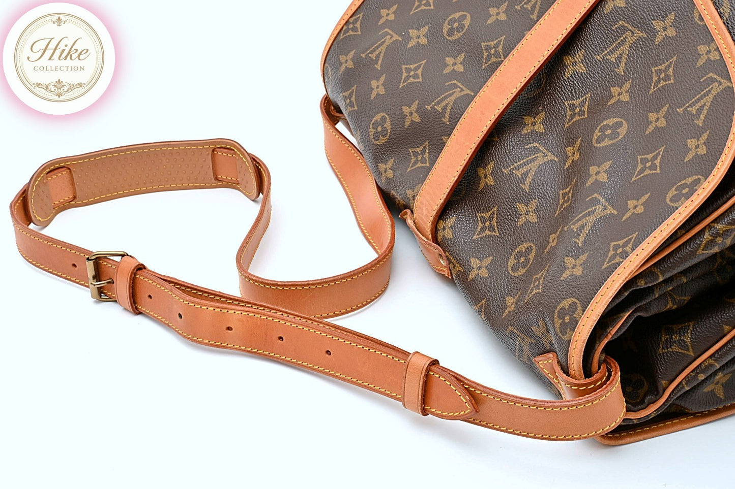 Louis Vuitton Saumur 43 Monogram Brown Shoulder Bag M42252 Auth Condition A #80