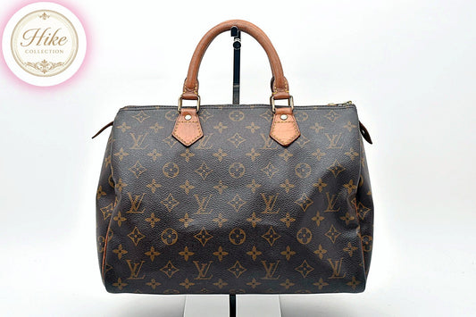 Louis Vuitton Speedy 30 Monogram Brown Handbag M41526 Authentic Condition *A*