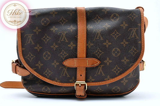 Louis Vuitton Saumur 30 Monogram Shoulder Bag M42256 Authentic Condition *AB*