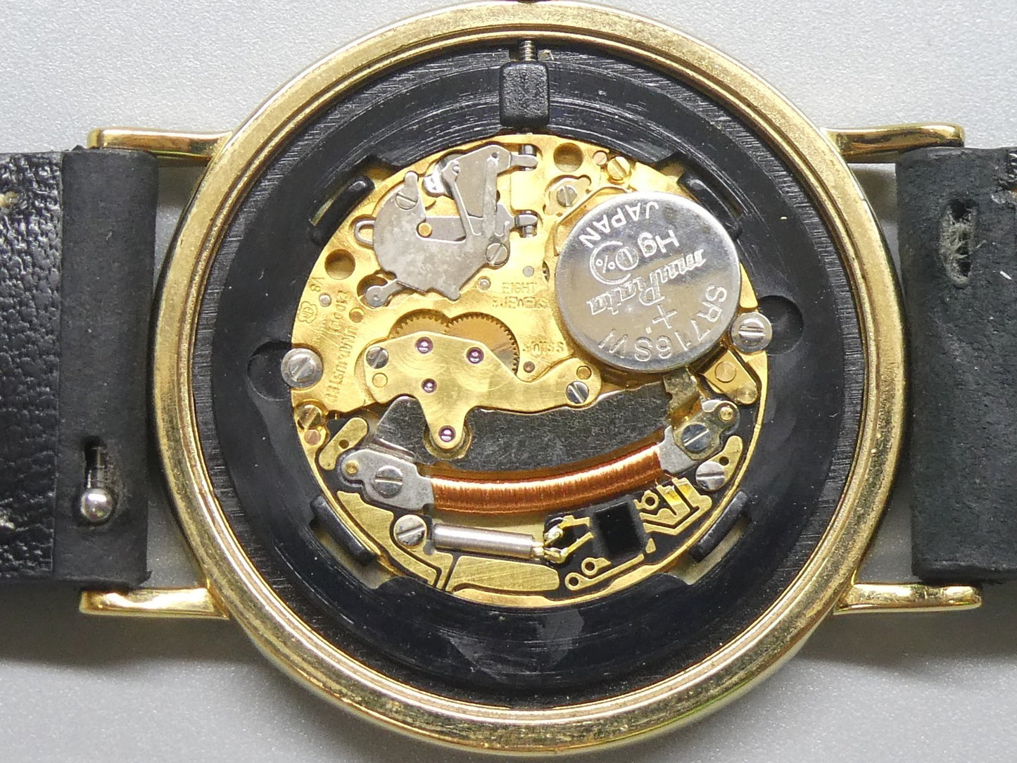 *Exc+5* Vintage OMEGA De Ville Ref.195.0075.2 Qz Gold Round 32mm Mens Watch