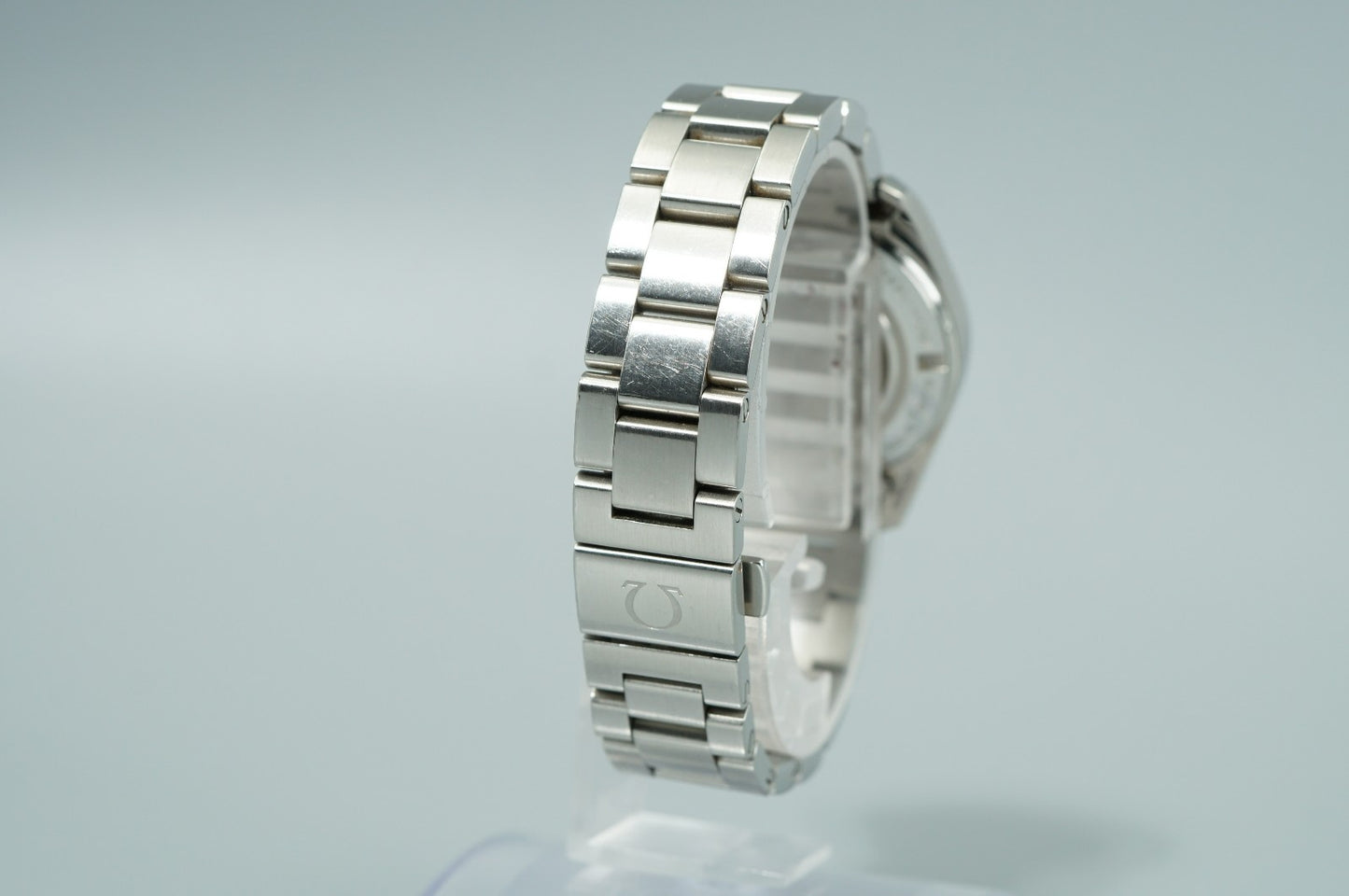 Vintage 1980s OMEGA Seamaster Aqua Terra Cal.1424 Quartz Gray 30mm Women Watch