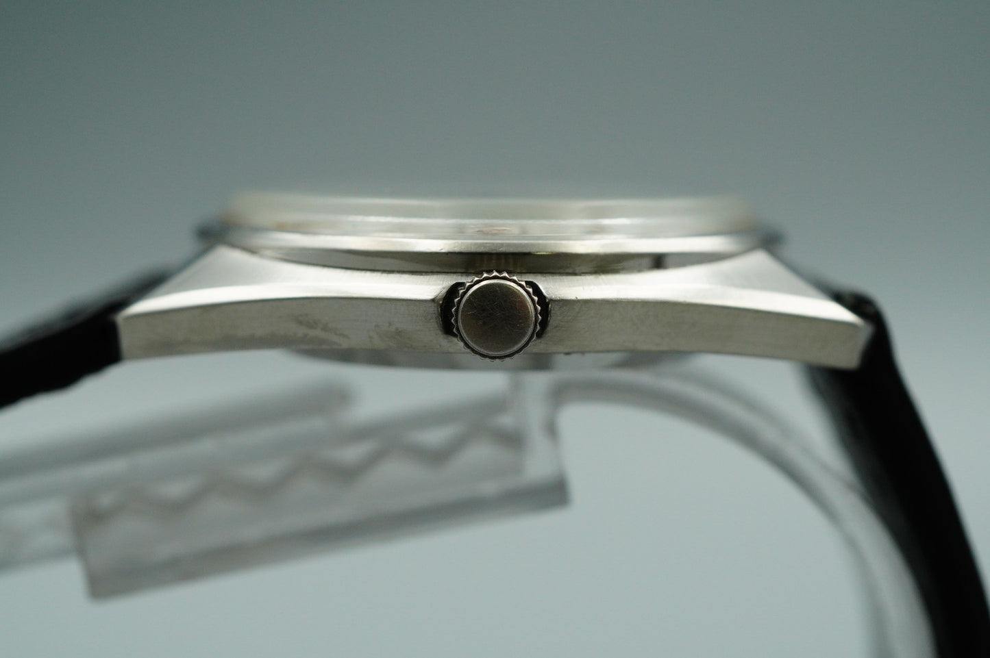 N MINT Vintage SEIKO LORD MATIC 5606-7000 Automatic Silver Round 35mm Mens Watch