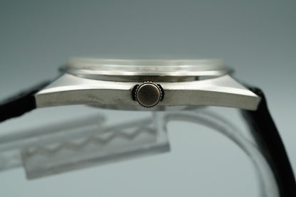 N MINT Vintage SEIKO LORD MATIC 5606-7000 Automatic Silver Round 35mm Mens Watch