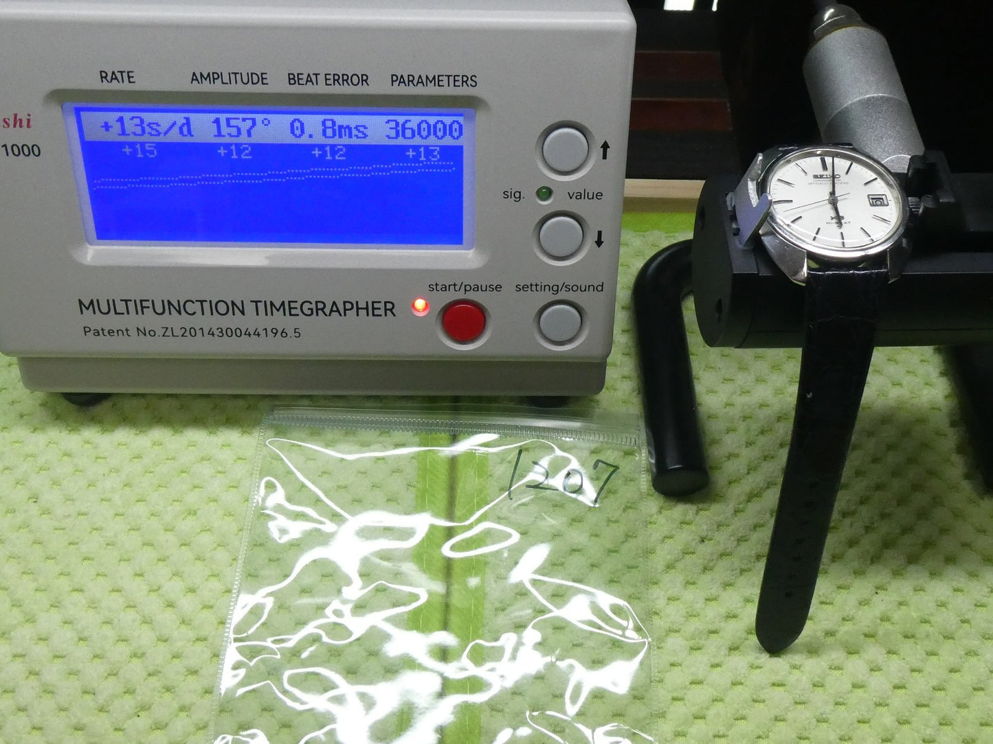 Serviced Vintage 1970 SEIKO KS HI-BEAT 4502-8010 Automatic White 37mm Mens Watch