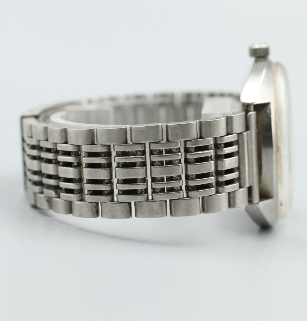 *N MINT* Vintage OMEGA Seamaster Cosmic Automatic Silver Cross Line Mens Watch