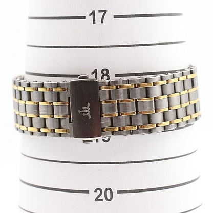 *Exc+5* Vintage 1990s SEIKO CREDOR 9571-6050 Qz Gray Dial Round 31mm Mens Watch