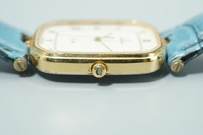 *Exc+5* Vintage 1983 OMEGA De Ville Cal.1417 Quartz White Dial 27mm Mens Watch