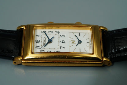 *N MINT* Vintage 1996 SEIKO NOIE 1EFW-5A00 Qz White Dial Square 20mm Women Watch