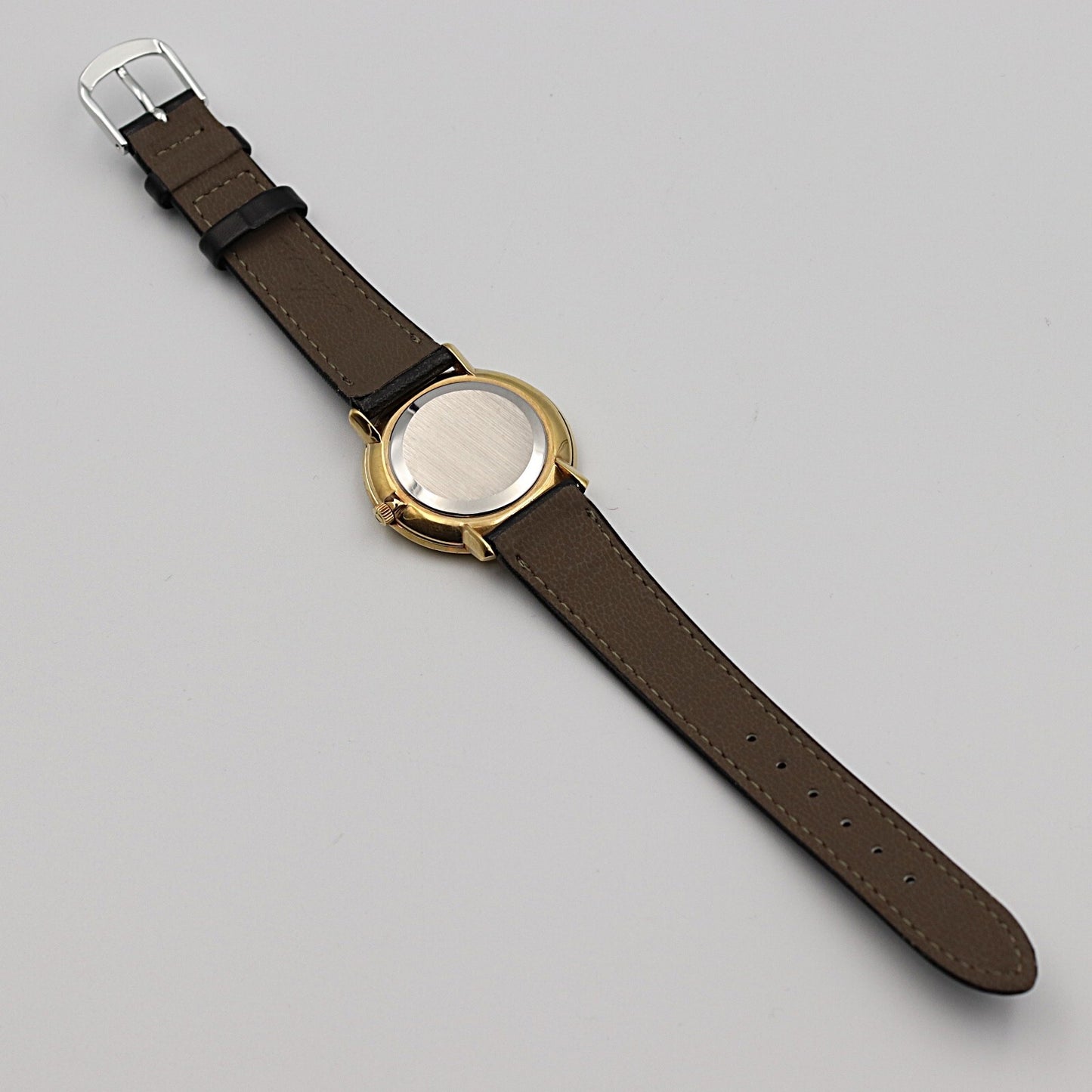 N MINT Vintage 1970 OMEGA De Ville Cal.620 Hand Wind Gold Round 33mm Mens Watch