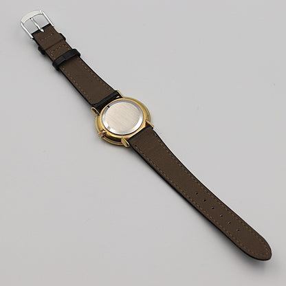 N MINT Vintage 1970 OMEGA De Ville Cal.620 Hand Wind Gold Round 33mm Mens Watch