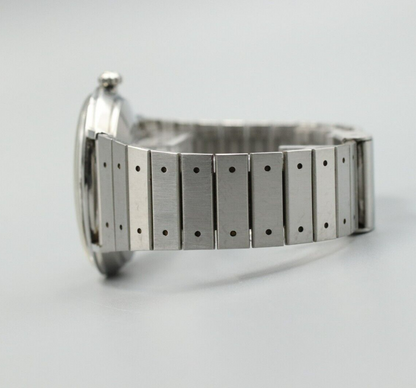 *N MINT++* Vintage OMEGA Seamaster Hand Winding Silver Dial CrossLine Mens Watch