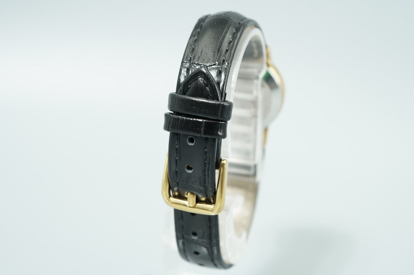 *Exc+5* Vintage OMEGA De Ville Cal.1351 Qz Gold Round 24mm Women,Ladies Watch