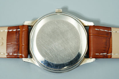 *N MINT* Vintage 1970s OMEGA Seamaster Cal.1342 Qz Silver 35mm Mens Watch