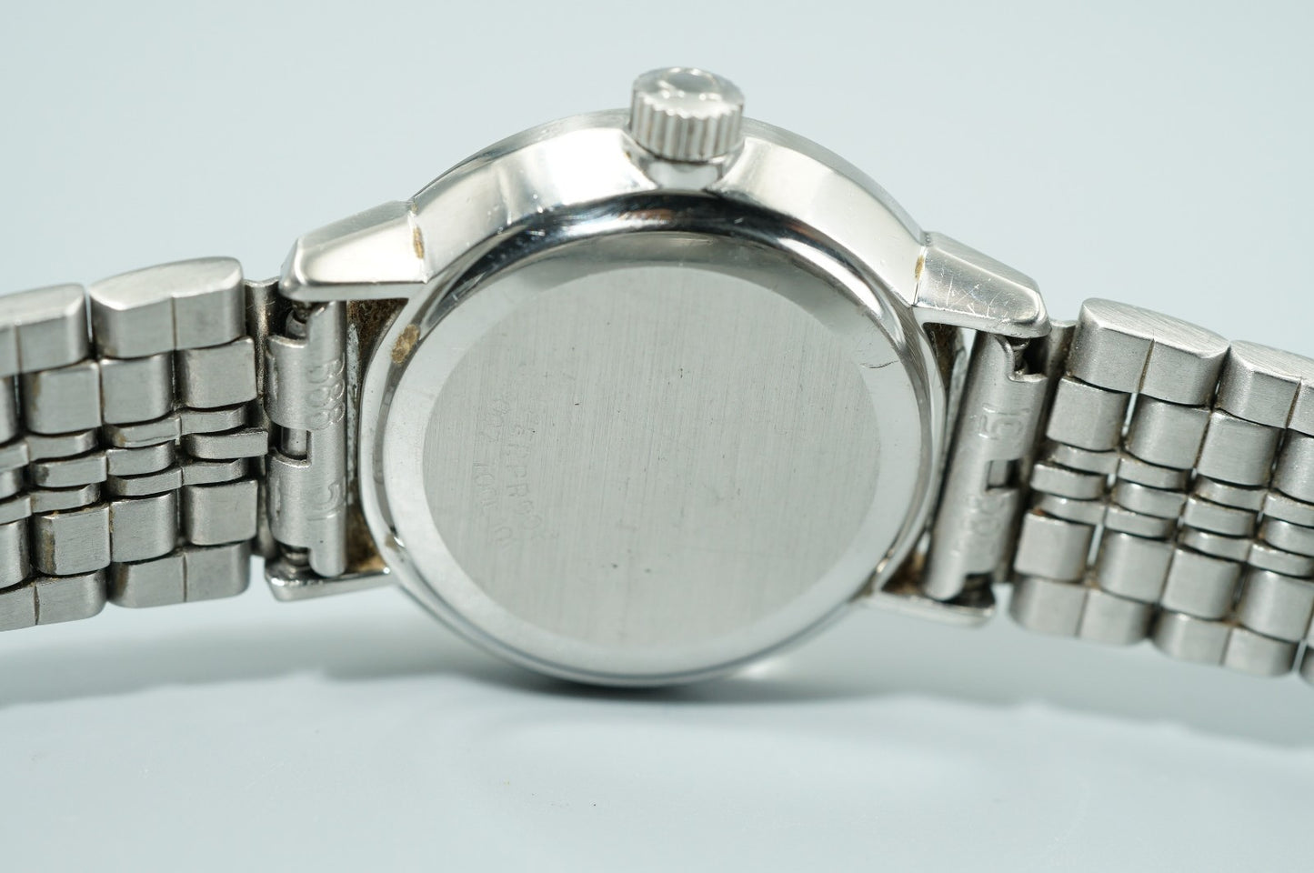 NEAR MINT Vintage OMEGA De Ville Hand Winding Silver Dial Round 22mm Women Watch