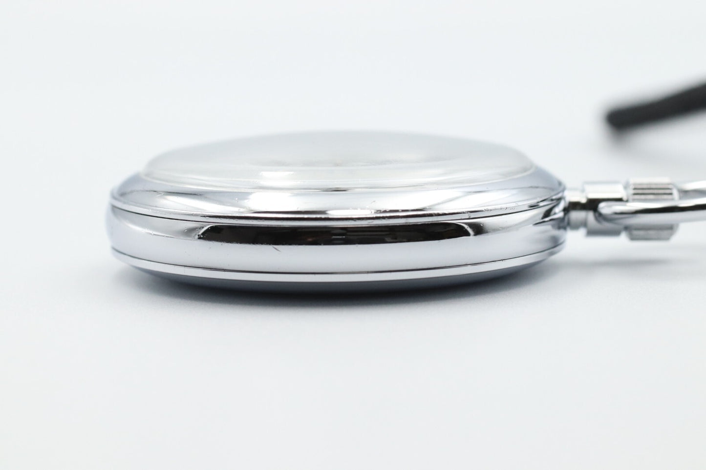 *Exc+5* Vintage SEIKO 7C11-0010 Quartz White Dial Round 50mm Mens Watch JAPAN