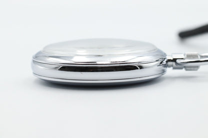 *Exc+5* Vintage SEIKO 7C11-0010 Quartz White Dial Round 50mm Mens Watch JAPAN