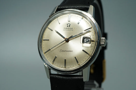 MINT Vintage 1968 OMEGA Seamaster Cal.565 Automatic Silver Dial 34mm Mens Watch
