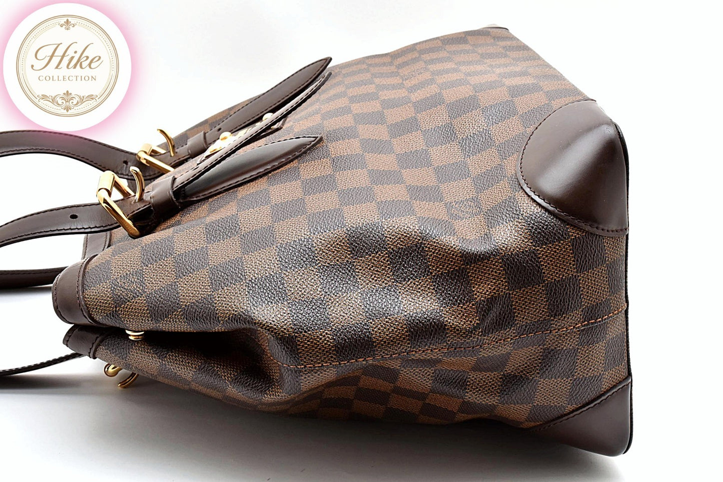 Louis Vuitton Hampstead MM Damier Ebene Tote Bag N51204 Authentic *AB* B0098