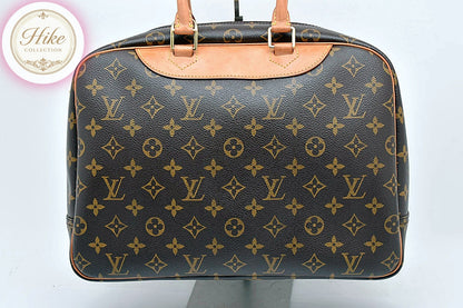 Louis Vuitton Deauville Monogram Brown Handbag M47270 Authentic Condition SA #38