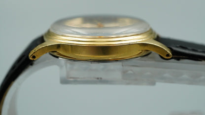 *Exc+5* 1990s ORIS Pointer Date 302-7285B Hand Winding Cream 31mm Mens Watch