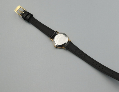 *Exc+5* Vintage OMEGA De Ville Cal.625 Hand Winding Gold Dial Round Women Watch