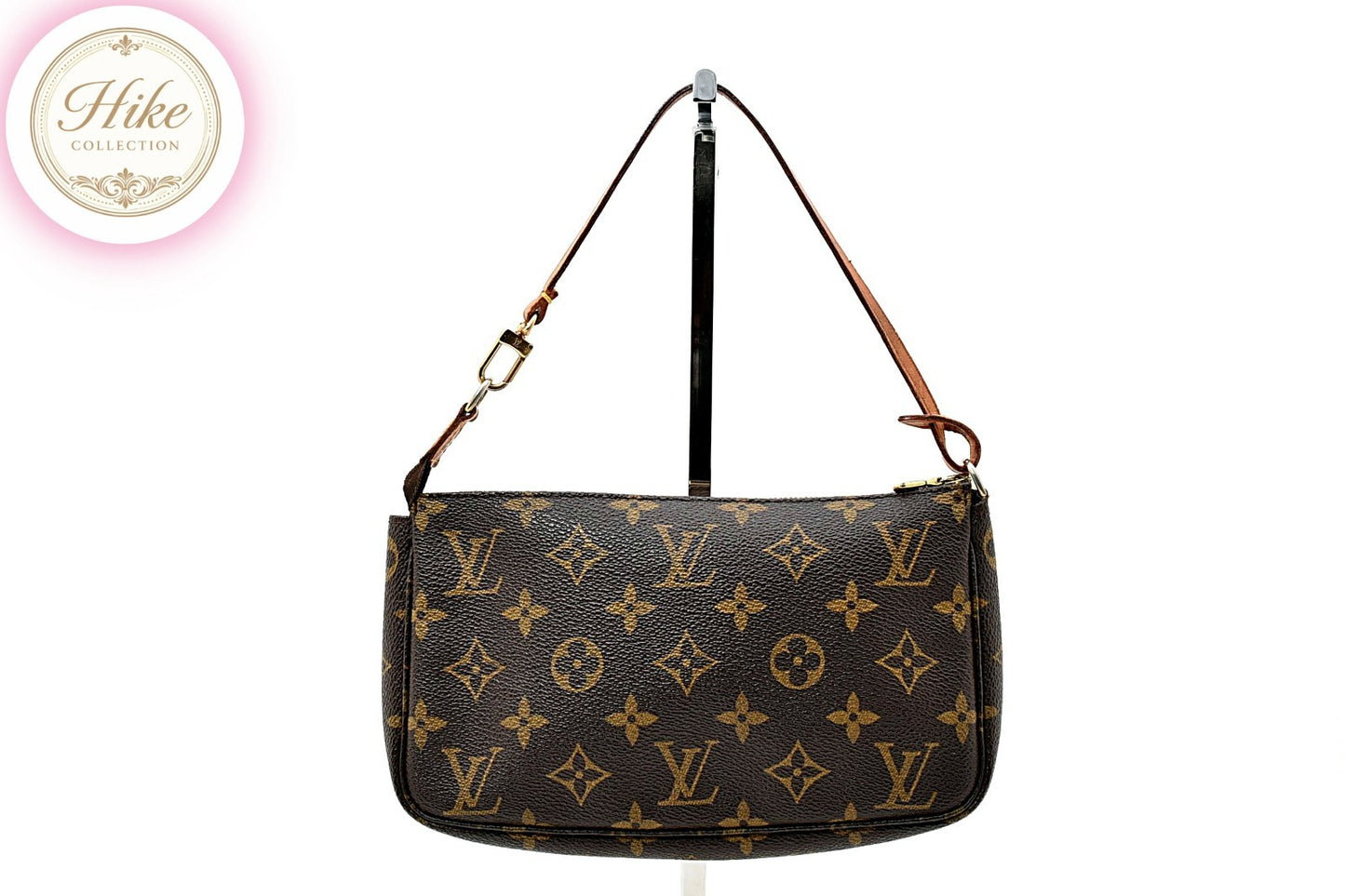 Louis Vuitton Pochette Accessoires Monogram Handbag M40712 Auth Condition *A #65