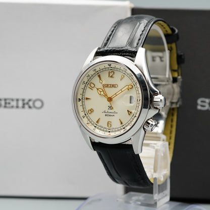 *MINT Box & Paper* SEIKO Prospex Alpinist 6R35-00E0 Automa White 39mm Mens Watch