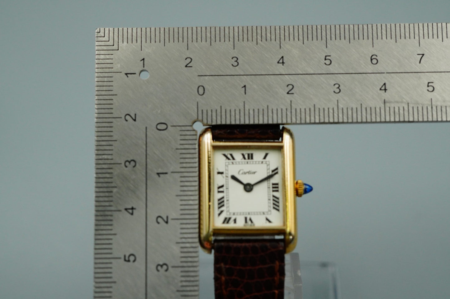 *NEAR MINT* Cartier Tank Hand Winding White Dial Tank 21 mm Women,Ladies Watch