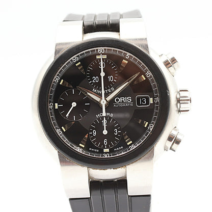 N MINT Vintage 1990s ORIS  7521-44 Automatic Black Dial  42mm 15.5cm Mens Watch