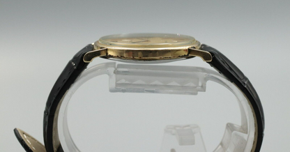 *Exc+4* Vintage OMEGA De Ville Cal.625 Hand Winding Gold Dial Round Mens Watch