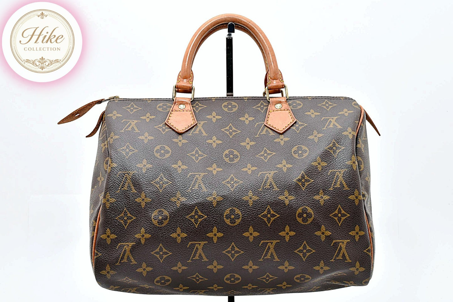 Louis Vuitton Speedy 30 Monogram Brown Handbag M41526 Authentic Condition SA #34