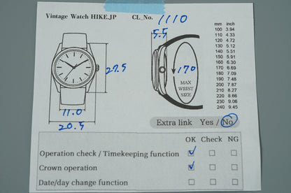 *Exc+5* Vintage 1985 SEIKO Bracelet 2C21-0100 Qz White Round 21mm Women Watch