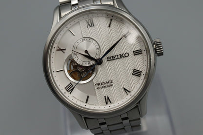 *MINT Box* SEIKO Presage 4R39-00W0 Automatic White Dial Mens Watch From JAPAN