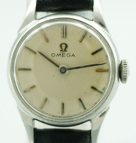 *Exc+5* Vintage 1962 OMEGA Cal.245 2510 61 Hand Wind Silver 20mm Women　Watch
