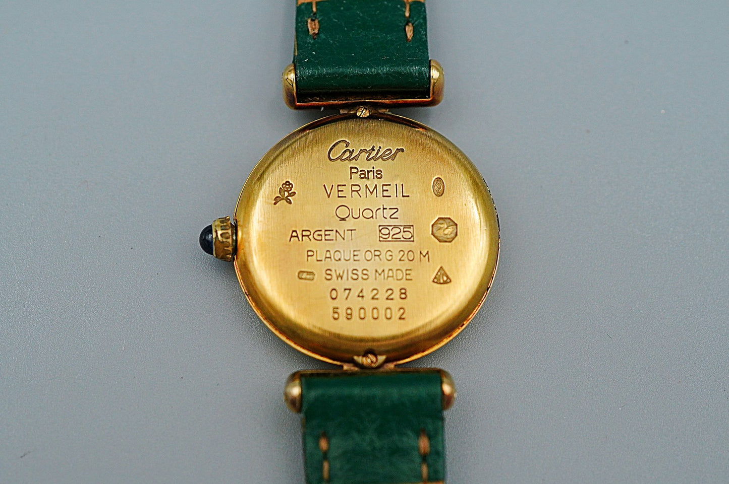 *NEAR MINT* Vintage Cartier Must de Cartier Colisee 590002 Qz 24mm Women Watch