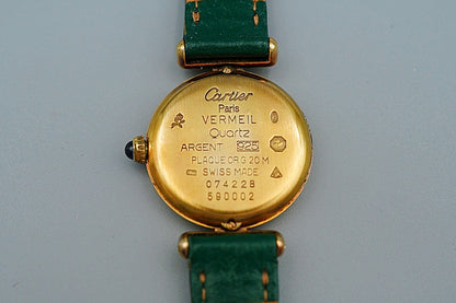 *NEAR MINT* Vintage Cartier Must de Cartier Colisee 590002 Qz 24mm Women Watch