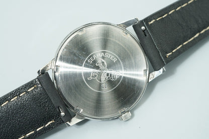 N MINT Vintage 1964 OMEGA Seamaster Cal.601 Hand Winding Silver 34mm Mens Watch