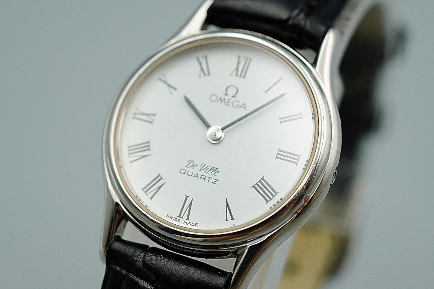 *N MINT* Vintage 1981 OMEGA De Ville Cal.1365 Ref.191.0097 Qz 24mm Women Watch