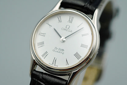 *N MINT* Vintage 1981 OMEGA De Ville Cal.1365 Ref.191.0097 Qz 24mm Women Watch