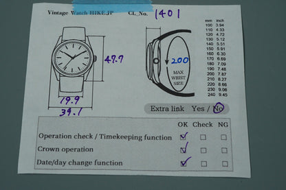 *N MINT++*  SEIKO  4R39-00K0 Automatic White Dial Round 39mm Mens Watch