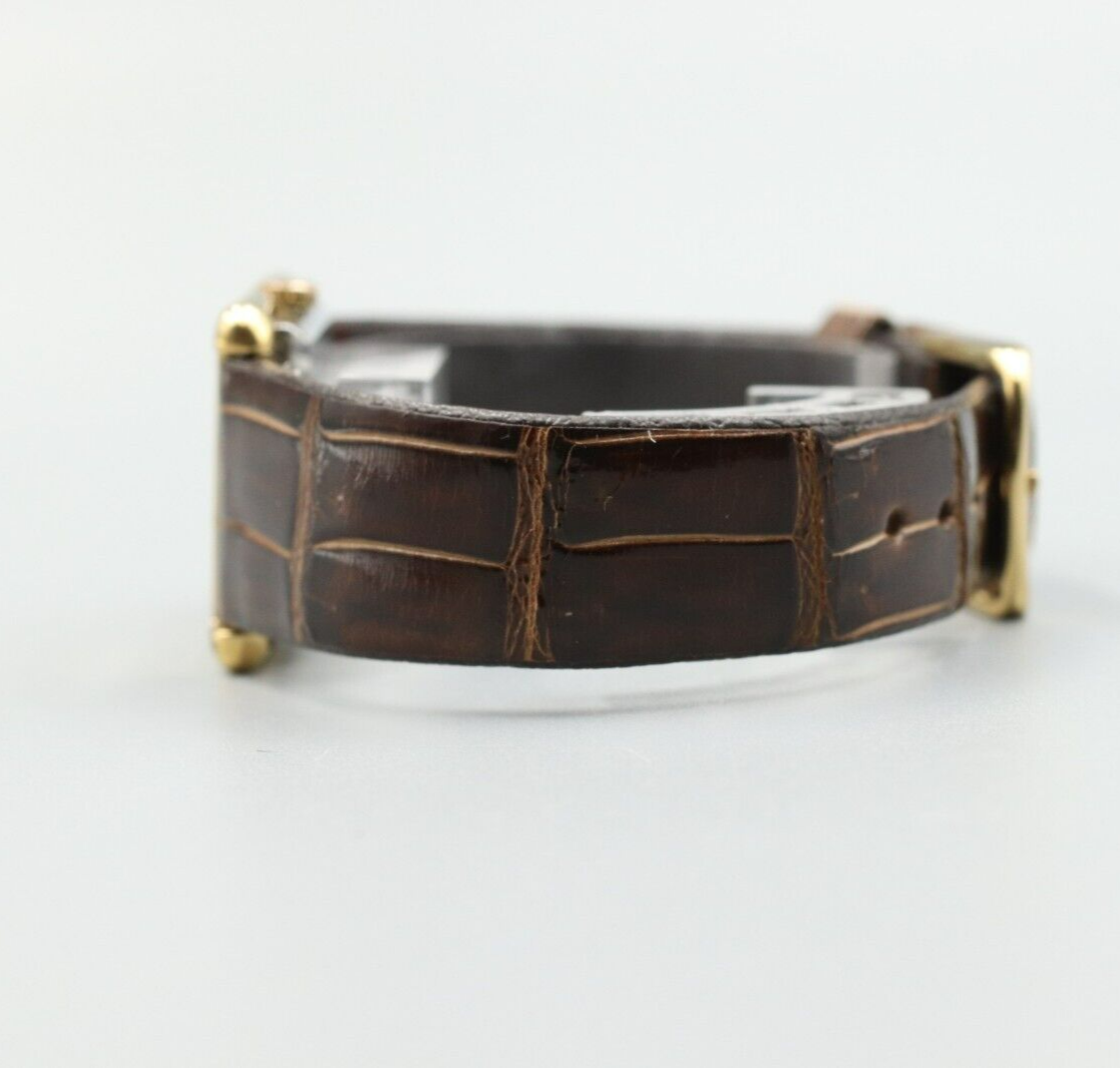 *Exc+5* Vintage OMEGA De Ville Cal.625 Hand Winding Gold Dial Square Women Watch