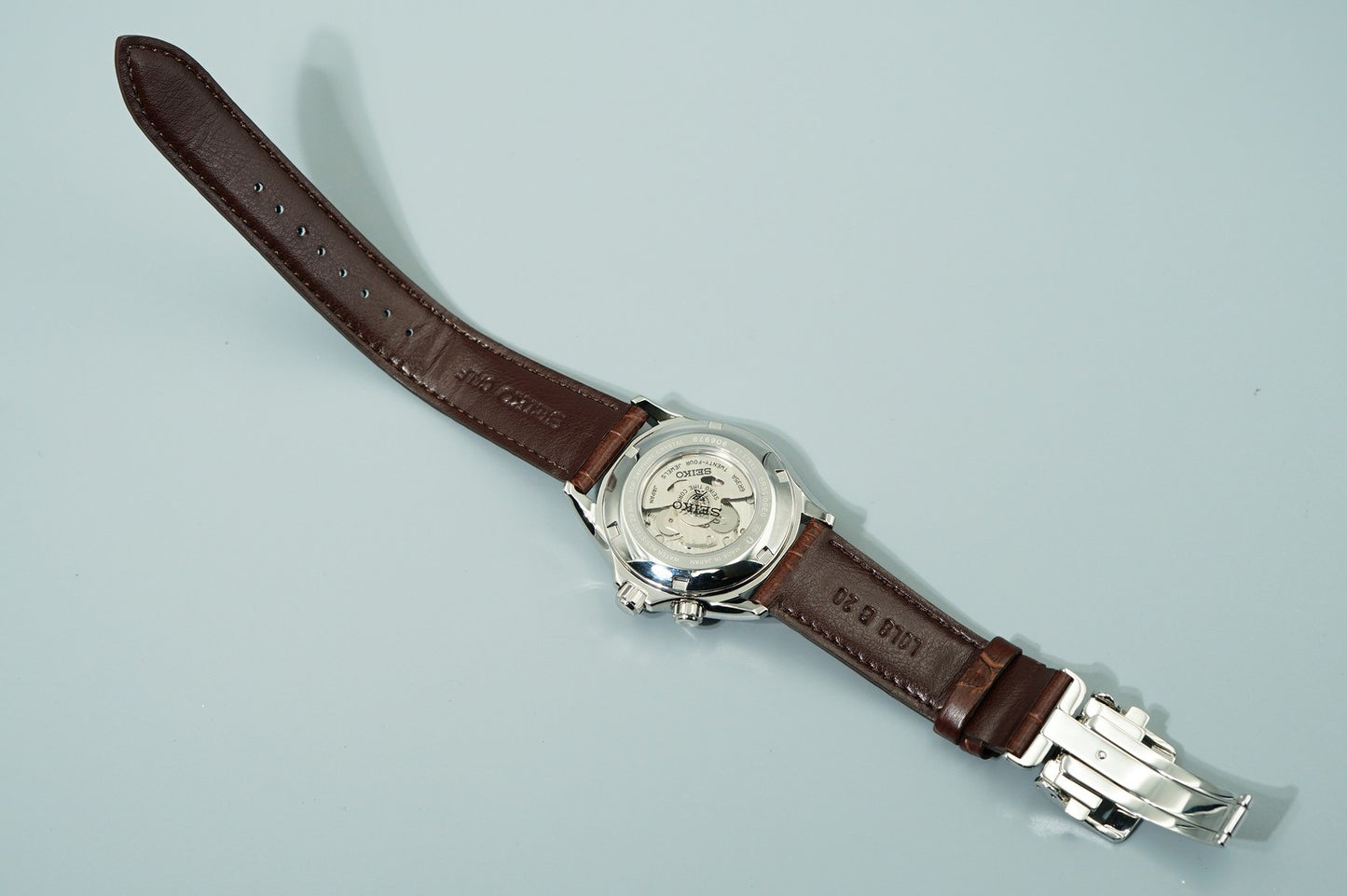 *TOP MINT* SEIKO 6R35-00E0 7771-5011 AT Green Dial Round 39mm Mens Watch