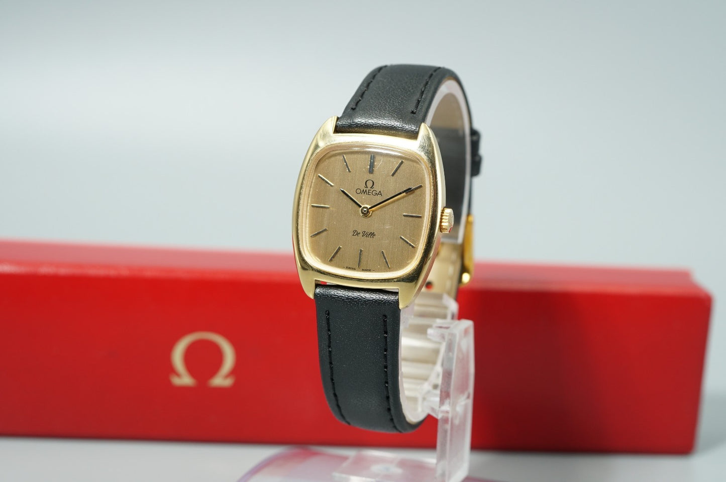 *N MINT* Vintage 1977 OMEGA De Ville Cal.625 Hand Wind Gold 25mm Women Watch
