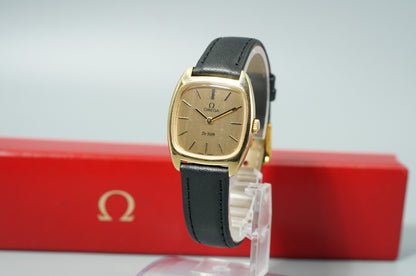 *N MINT* Vintage 1977 OMEGA De Ville Cal.625 Hand Wind Gold 25mm Women Watch